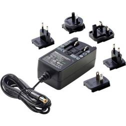Dehner Elektronik SYS 1541-2424-W2E Stik-strømforsyning, konstant spænding 24 V/DC 1000 mA 24 W med UK-adapter, med USA
