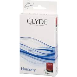 Glyde Préservatifs parfumés Vegan (Couleur MYRTILLE/BLUEBERRY)