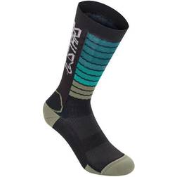 Alpinestars Drop Socks, black-blue-yellow