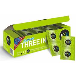 EXS Healthcare Condoms 3In1 (Ribbed,Dotted & Flared) 144 pack