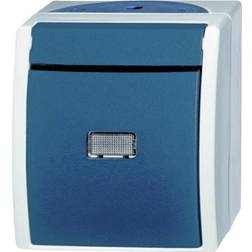 Busch-Jaeger 2621 WGL-53 Wet room switch product range Switch Ocean (surface-mount) Blue, Green