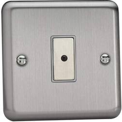 Varilight 1-Gang V-Pro Eclique2 Touch/Remote Control LED Dimmer Brushed Chrome JSE101