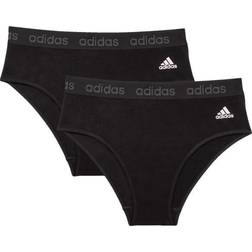 Adidas 2-pak Solid Cotton Bikini Style Brief Multi