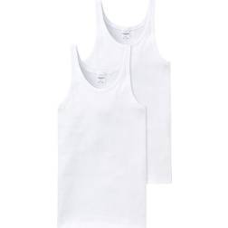 Schiesser 2-pack Essentials Fine Rib Undershirts