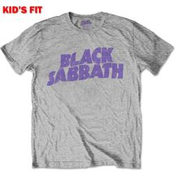 Sabbath Little Boys Wavy Logo Childrens T-shirt 12T Heather