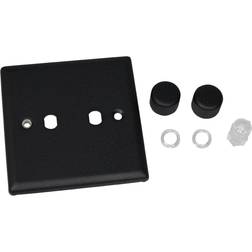 Varilight 2-Gang Matrix Kit For Rotary Dimmers Matt Black