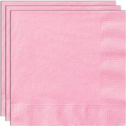 Unique Party Tovagliolo 33 X 33 cm 20 pezzi Rosa Pastello Taglia Unica