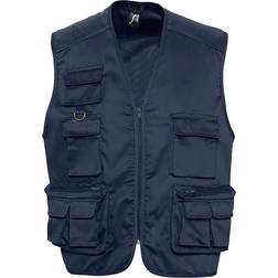 Sols Wild Unisex Full Zip Waistcoat Bodywarmer Jacket - Dark Blue