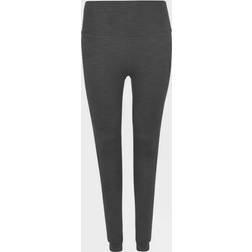 Beyond Yoga Heather Rib High Waisted Midi Legging Smoke Gray