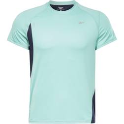 Reebok Herr Running SS Speedwick T-Shirts - Halvklassisk Blågrön