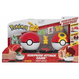 Bizak Playset Pokemon Surprise Attack Game 10 Delar