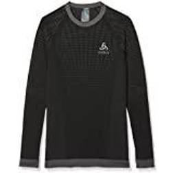 Odlo Performance Warm LS Baselayer Crew Neck Top Kids black/odlo graphite kids 116/128 2022 Baselayer & Underwear