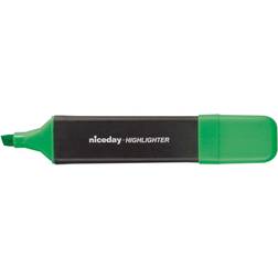 Niceday HC1-5 Textmarker Grün Breit Keilspitze 1-5 mm