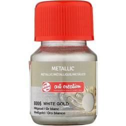 Art Creation Metallic Hobbyfarve 30 ml White Gold (8005)