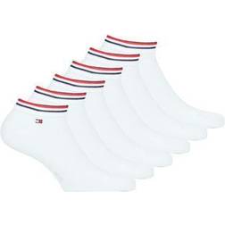 Tommy Hilfiger Quarter Strumpor Set Om 6 - White