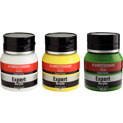 Amsterdam Expert Series Acrylic Jar 400 ml Permanent Lemon Yellow 254