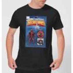 Marvel Deadpool Secret Wars Action Figure Men's T-Shirt Black M Black