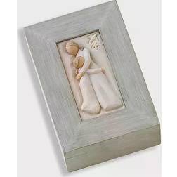 Willow Tree Mother & Daughter Memory Box Light Grey/Blue Dekoration