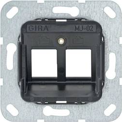 Gira 560200 Modular Jack 2, dobbelt støttering