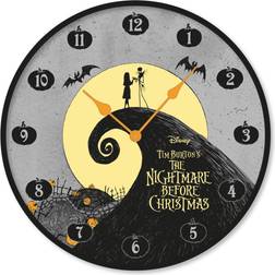 Pyramid Nightmare Before Christmas (Jack & Sally) Wall Wall Clock