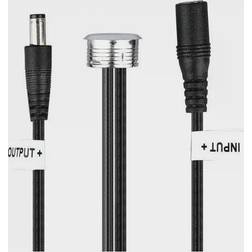 V-TAC LED touch afbryder og dæmper Sort, 12V (60W) 1,5 meter, DC stik