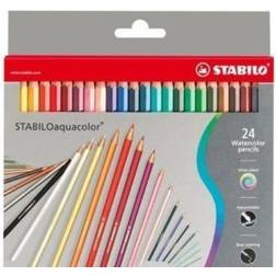 Stabilo Aquarell-Buntstift Kartonetui 24 Stif