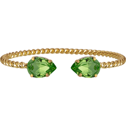 Caroline Svedbom Mini Drop Bracelet - Gold/Peridot