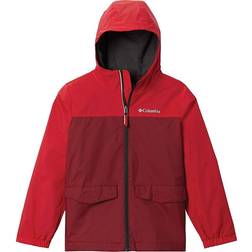 Columbia Boy's Rain-Zilla Jacket- Red Jasper/Mountain Red