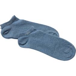 HUGO BOSS 2P Color Combed Cotton Socks - Grijs/Zwart