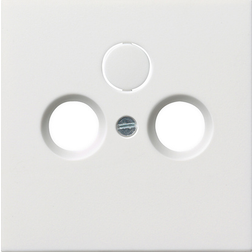 Gira cover TV, radio, satellitstik F100 afbryder ren hvid 0869112 (0869112)