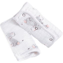 Aden + Anais Essentials Cotton Muslin Strap Covers 2-pack Safari Babes