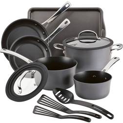 Rachael Ray Cook + Create Set di pentole con coperchio 11 Parti
