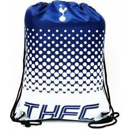 Tottenham Hotspur Official Fade Football Crest Drawstring Sports/Gym Bag (One Size) (Navy/White) Tottenham Hotspur Fc