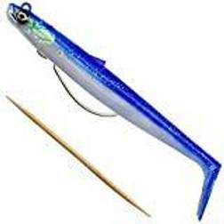 Savage Gear Sandeel V2 Weedless Lure 13cm 31g Sinking Blue 13cm