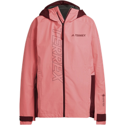 Adidas Terrex Gore-Tex Paclite Rain Jacket - Acid Red/Shadow Red