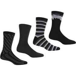 Regatta Mens Lifestyle Socks (4 Pack)