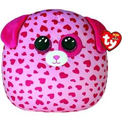 TY Toys Squish a Boo Pink Dog Tickle 31 CM 2008302