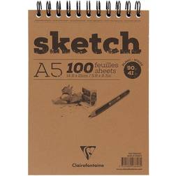 Clairefontaine Clairfontaine Skizzenblock A5 100 Blatt
