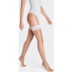 Wolford Nude 8 Lace Stay Up - Fairly Light/White - Neutral