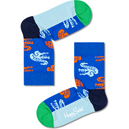 Happy Socks Blue Crocodile Kids - Blue