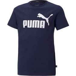 Puma Ess Logo Tee - Peacoat