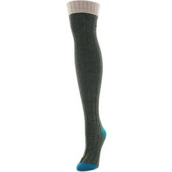 MeMoi Women's Mixed Color Over The Knee Socks