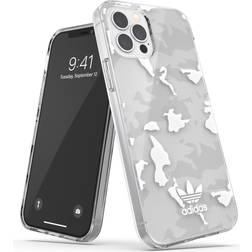 adidas OR SnapCase Camo iPhone 12/12 Pro Genomskinlig vit