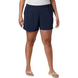 Columbia Women's PFG Backcast Water Shorts Plus Size - Collegiate Navy