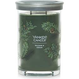 Yankee Candle Balsam & Cedar Signature Large Tumbler Scented Candle 20oz