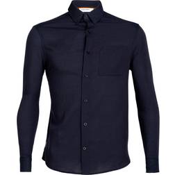 Icebreaker Merino Steveston Long Sleeve Shirt - Midnight Navy