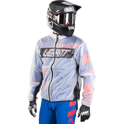 LEATT Race Cover Motocross Rain Jacket, white