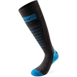 Lenz 1.0 Skiing Socks, black-grey-red