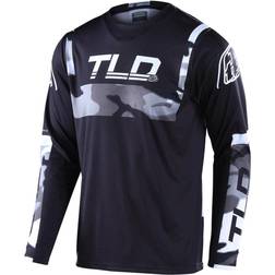 Troy Lee Designs GP Brazen Camo Maillot Juvenil de Motocross Negro Gris