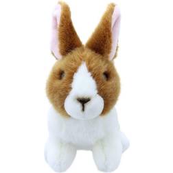 Mini Brown & White Rabbit 15cm